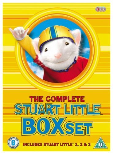 "Yellow DVD box set cover featuring a cartoon mouse in a red shirt and yellow helmet."
