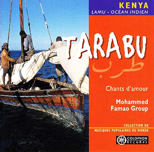 CD cover for "Tarabu" by Mohammed Famao Group, featuring a sailing boat.