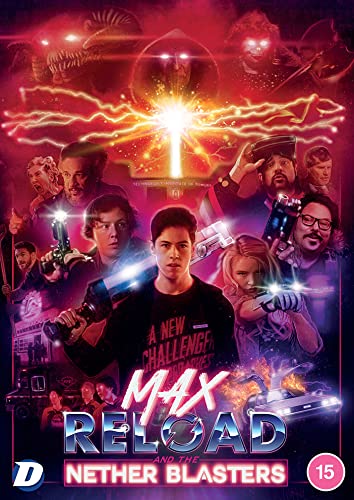 DVD cover for "Max Reload And The Nether Blasters" featuring characters with rayguns.