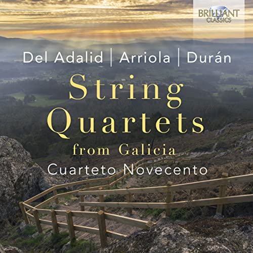 CD cover for “String Quartets” by Del Adalid, Arriola, Durán.