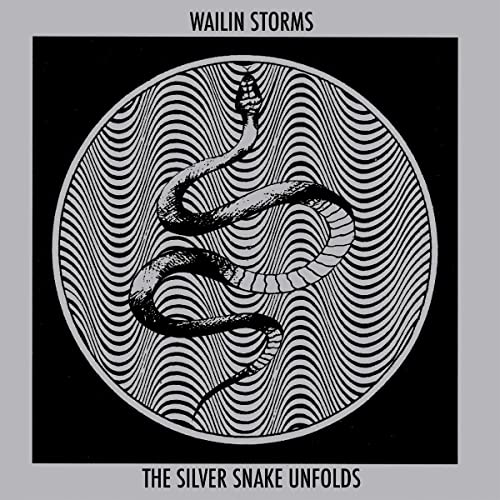 CD cover: black and white illustration of a coiled silver snake.