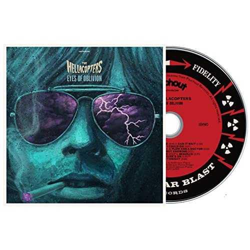 CD case and disc for The Hellacopters’ “Eyes Of Oblivion” album.