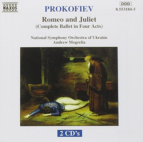 CD cover for Prokofiev’s “Romeo and Juliet” depicting a tragic scene.