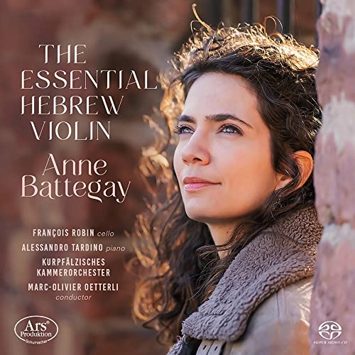CD cover: Portrait of Anne Battegay, violinist, with album title.