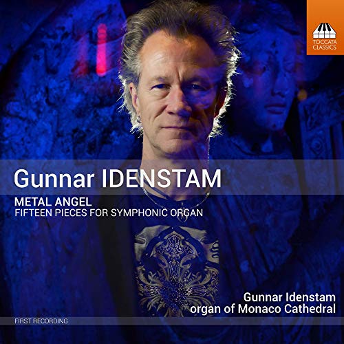CD cover featuring portrait of Gunnar Idenstam, organist of Monaco Cathedral.