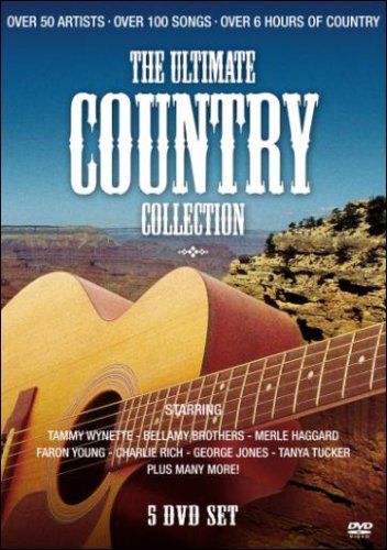 DVD cover for "The Ultimate Country Collection" featuring a guitar.