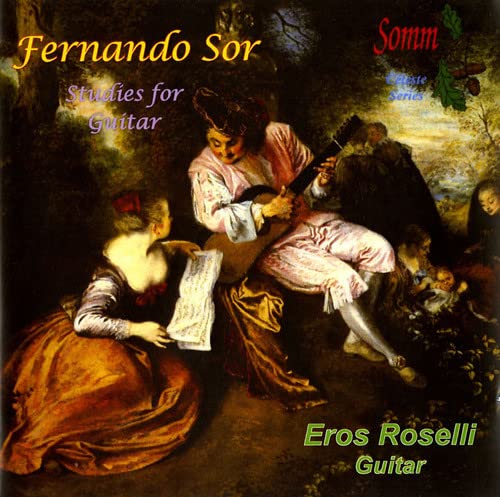 CD cover: painting of a man playing guitar for a woman.