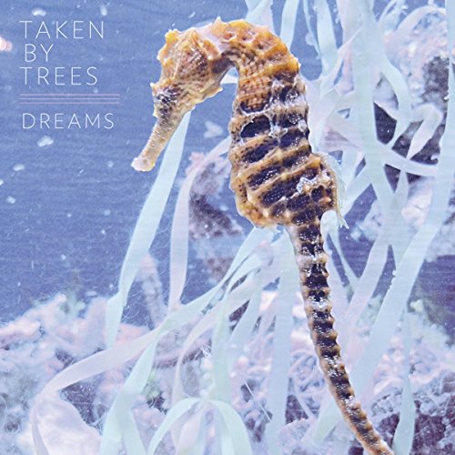 Album cover for "Dreams" by Taken By Trees featuring a seahorse.