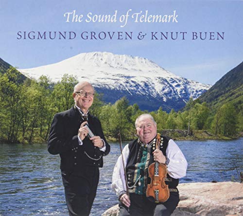 CD cover featuring two men with traditional instruments and a mountain landscape.