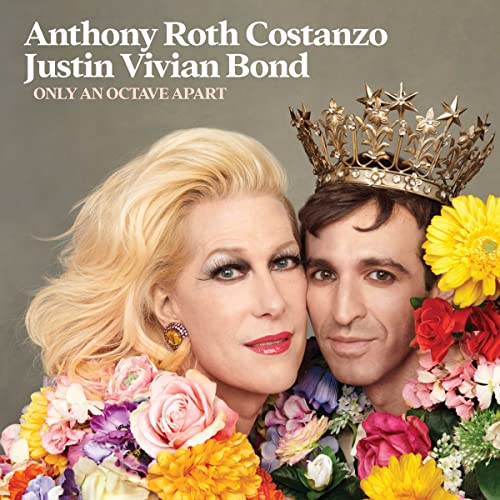 CD cover featuring two people with flowers and a crown.