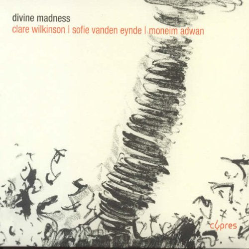 CD album cover with abstract black sketch on beige background, featuring artist names.