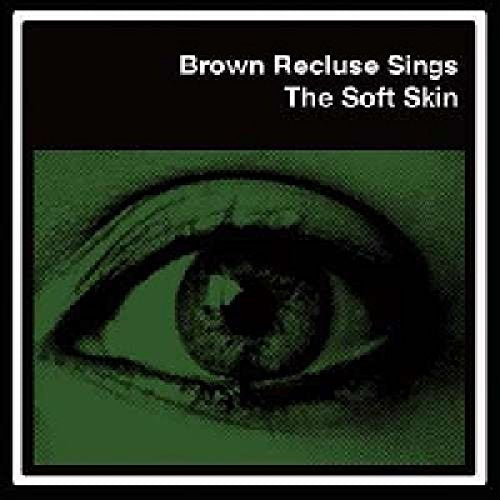 "Album cover with a close-up of an eye on a green background."