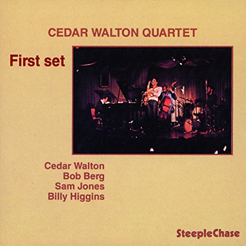 Cedar Walton Quartet album cover with a photo of the band performing on stage.