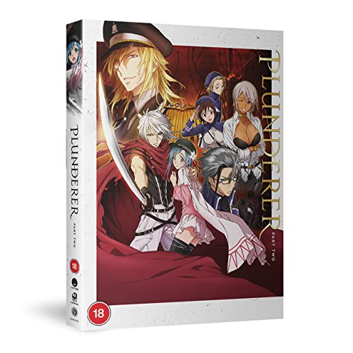 DVD case for anime series Plunderer, Season 1 Part 2, with character art.