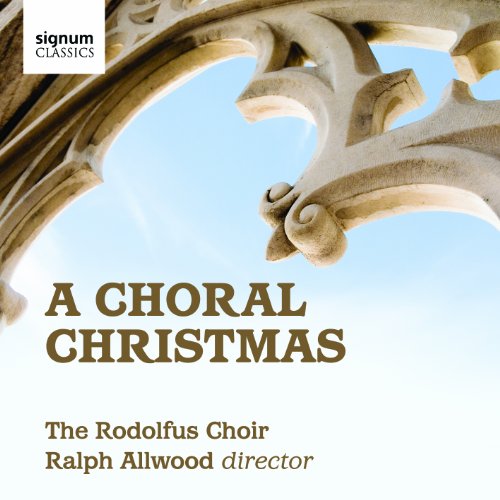 CD cover for "A Choral Christmas" featuring stone architecture.