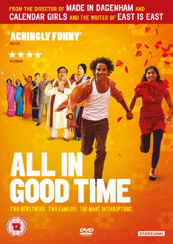 All In Good Time" DVD cover featuring a group of people and bright colors.