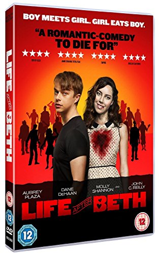 DVD cover for "Life After Beth" featuring Dane DeHaan and Aubrey Plaza.