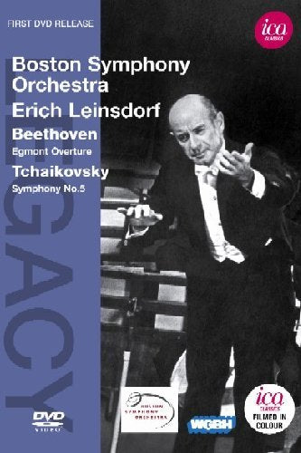 DVD cover featuring a black and white image of a conductor.