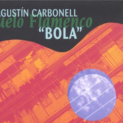 CD cover for Agustín Carbonell’s “Vuelo Flamenco” with red and orange waves.