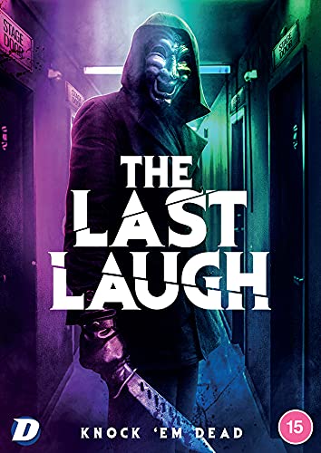 DVD cover for "The Last Laugh" featuring a hooded figure with a mask.