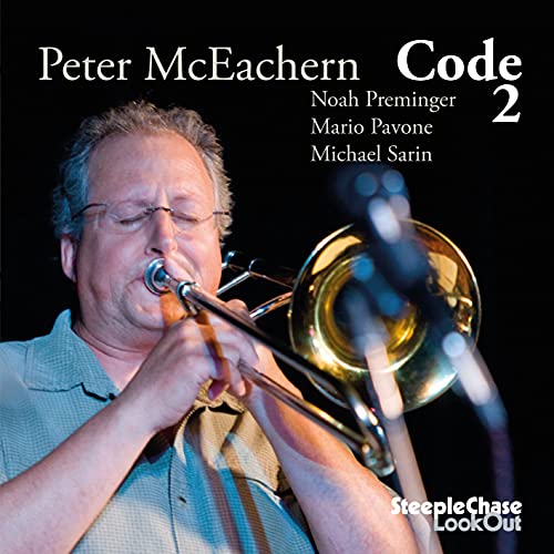 CD cover featuring trombonist Peter McEachern and musician names.