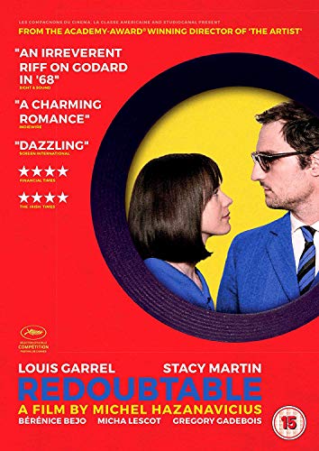 DVD cover for Redoubtable featuring a man and woman inside a circular frame.