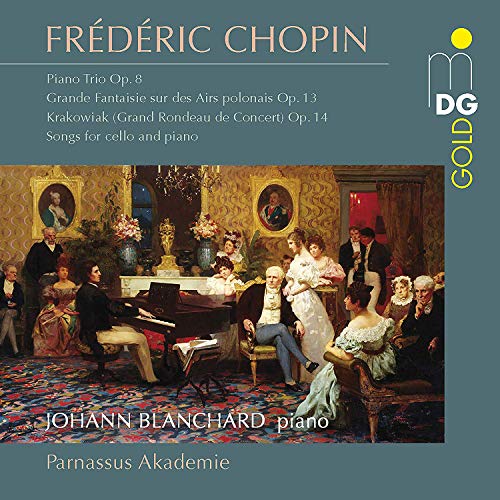 CD cover featuring a 19th-century painting of people gathered around a piano.