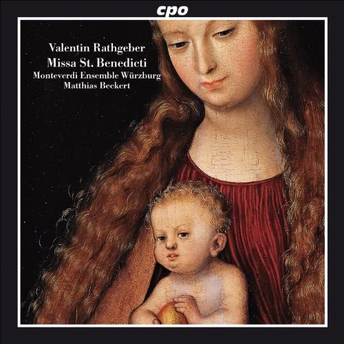 CD cover depicting a Renaissance painting of Mary and baby Jesus.