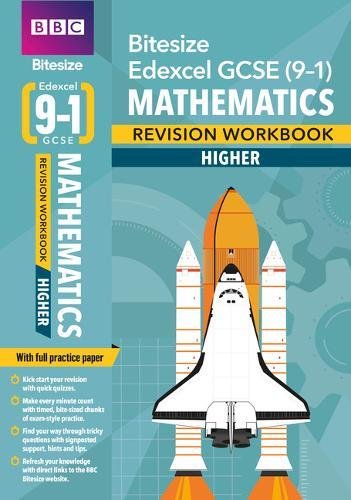 "Blue textbook cover featuring a space shuttle illustration and BBC Bitesize logo."