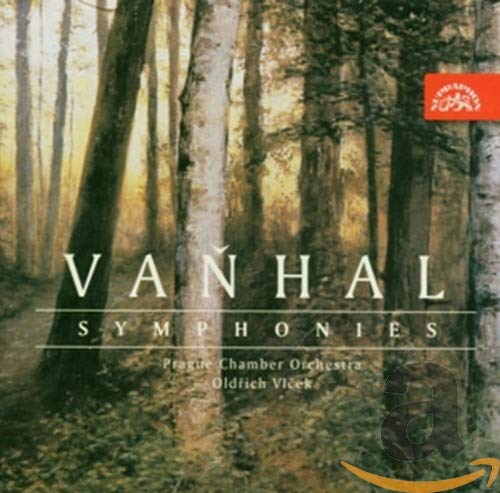 CD cover with a forest scene and composer Vanhal’s name.