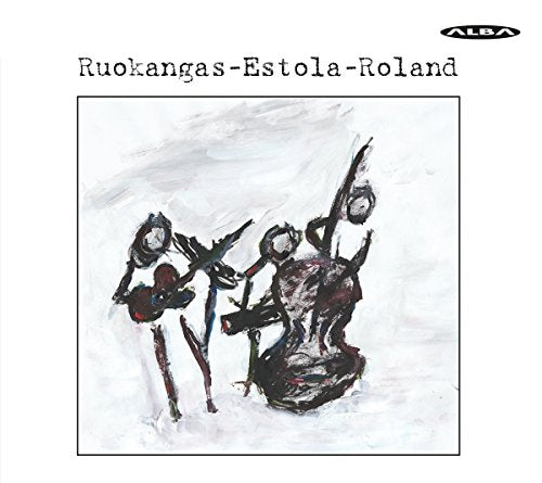 CD cover with abstract painting of figures playing musical instruments.