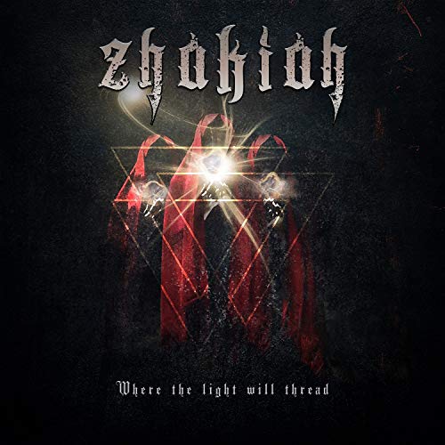 Dark album cover for Zhakiah’s “Where The Light Will Thread” CD.