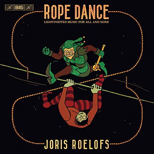 Album cover featuring a jester jumping over another hanging from a rope.