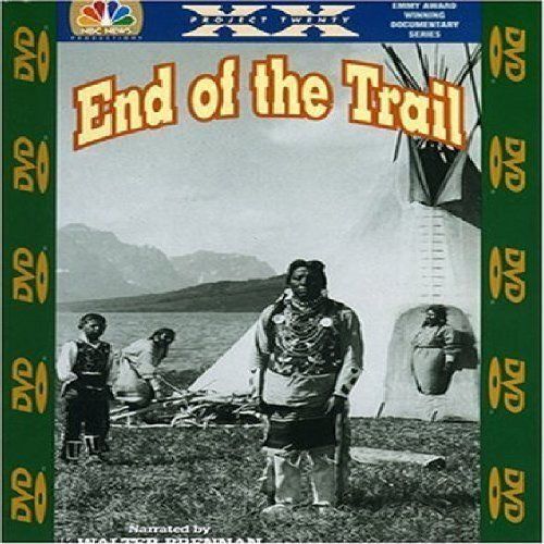 DVD cover for "End of the Trail" featuring a Native American figure.