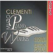 CD cover for Muzio Clementi’s piano works, volume 17, with keyboard image.