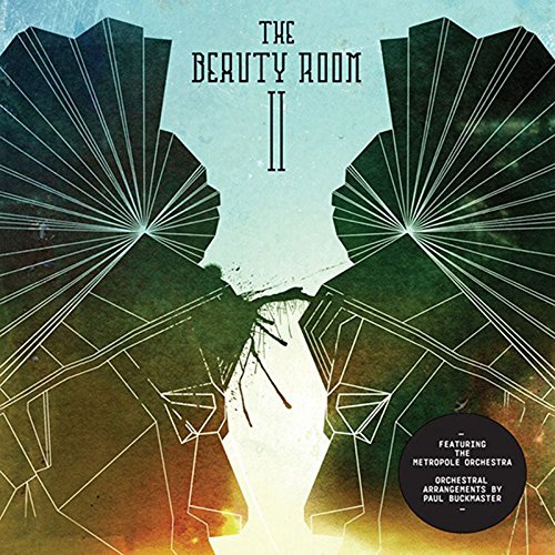 "Album cover with abstract, geometric shapes and 'The Beauty Room II' title."