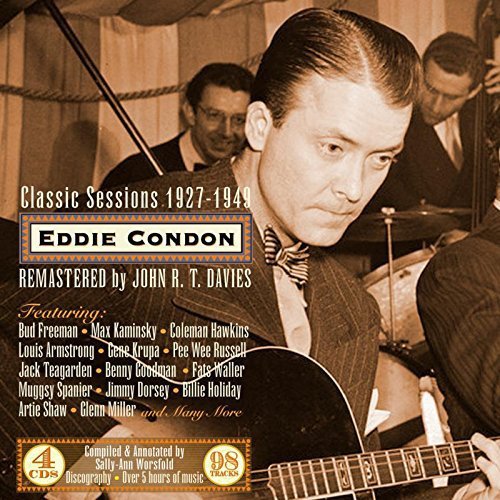 "CD cover featuring a man playing guitar with musicians in the background."