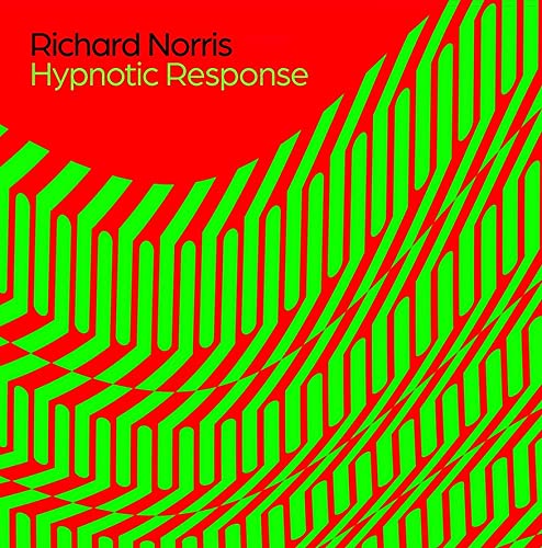 CD cover for Richard Norrisā āHypnotic Responseā with red and green lines.
