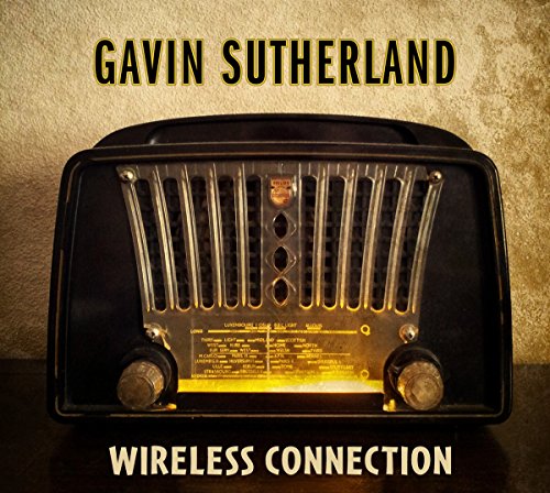 CD cover featuring a vintage radio with glowing dial and text.