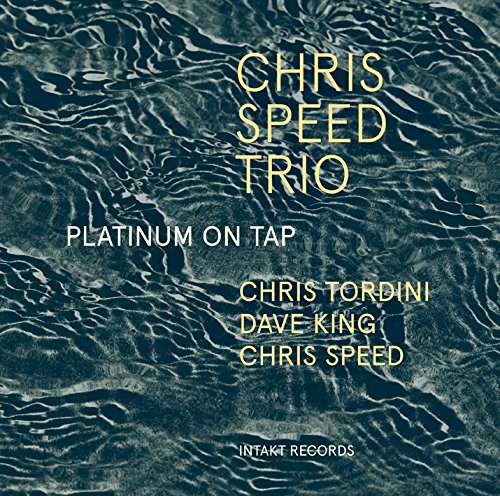 CD cover for “Platinum On Tap” by Chris Speed Trio, abstract water texture.