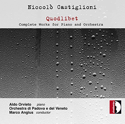 "CD cover with a grey background, water droplets, and text."