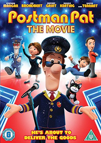 Postman Pat" DVD cover featuring animated characters and a red background.