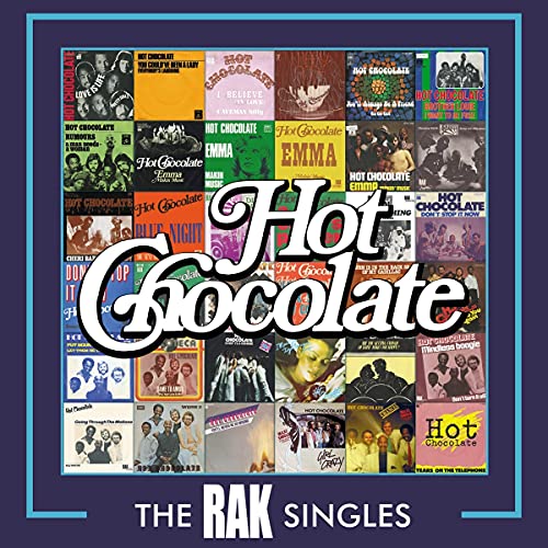 CD cover for Hot Chocolate’s “The Rak Singles” compilation album.