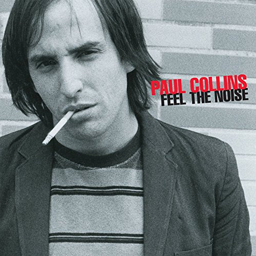 Black and white album cover featuring a man with a cigarette, titled "Feel The Noise".