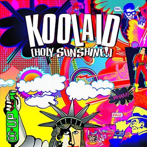 CD cover for Koolaid (Holy Sunshine!), colorful pop art style.