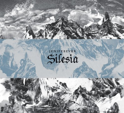 CD album cover for Jeniferever’s “Silesia” featuring snowy mountains.