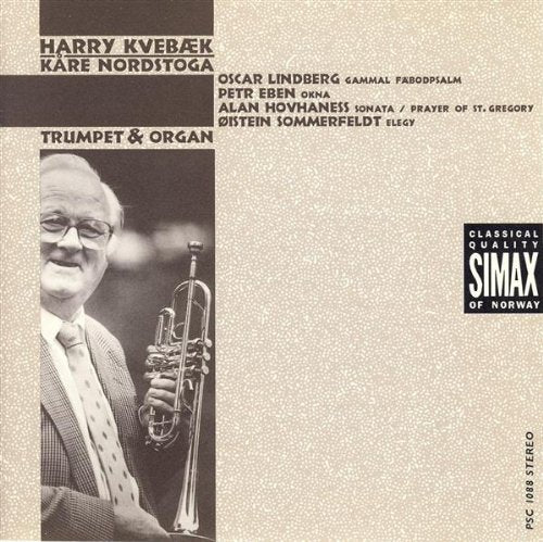 "CD cover featuring a man holding a trumpet, beige background, artist and track names."