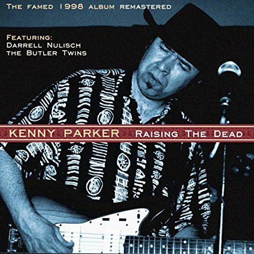 Kenny Parker album cover featuring a man playing guitar and singing into a microphone.