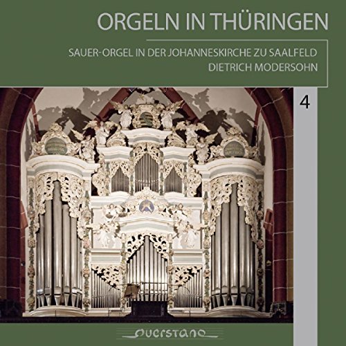CD cover with ornate white organ, green background, and white text.