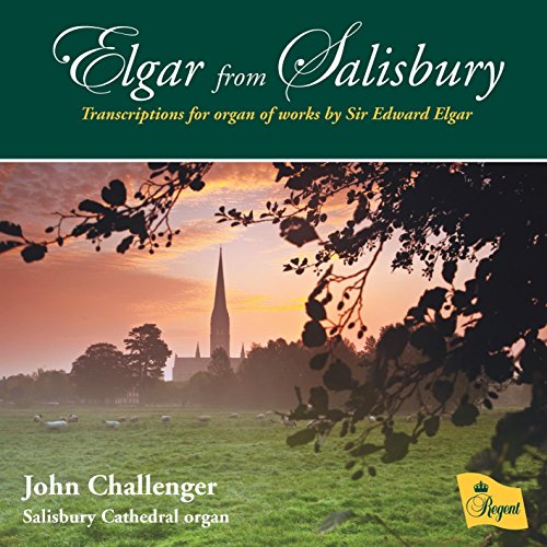 "CD cover with serene landscape, church spire, and green banner with white and yellow text."